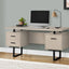Computer Desk For Home Office, Laptop, Left, Right Set - Up, Storage Drawers, Contemporary & Modern