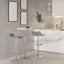 Adjustable Contemporary Bar Table - White