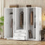 6 Doors Wardrobe Storage For Bedroom, With Big Drawers