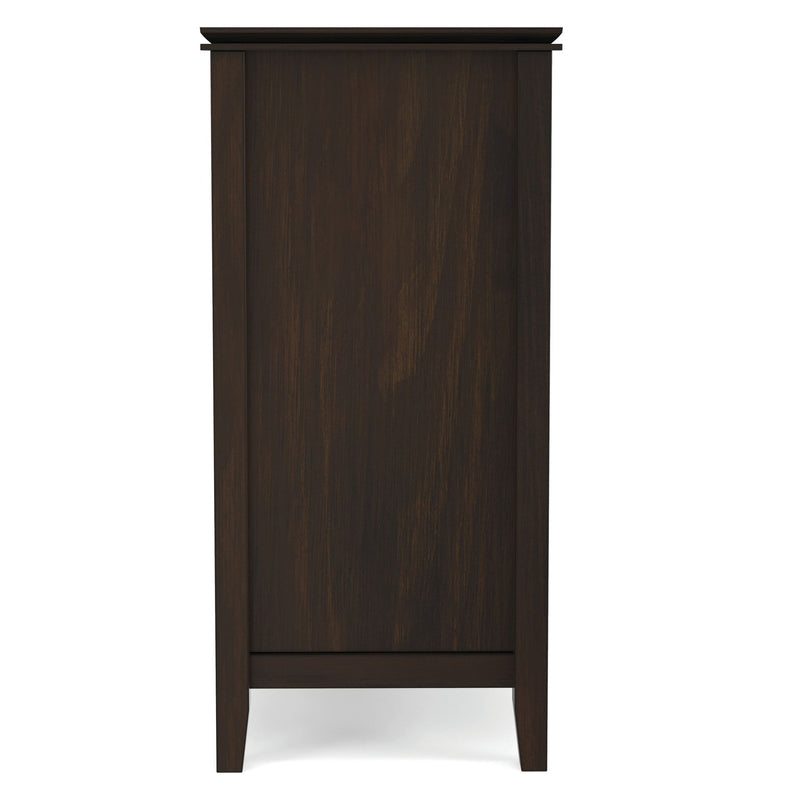 Artisan - Tall TV Media Stand - Dark Chestnut Brown