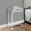 Accent Table, C - Shaped Contemporary Elegant Desig