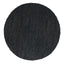 Fredrik - Round Pouf - Black