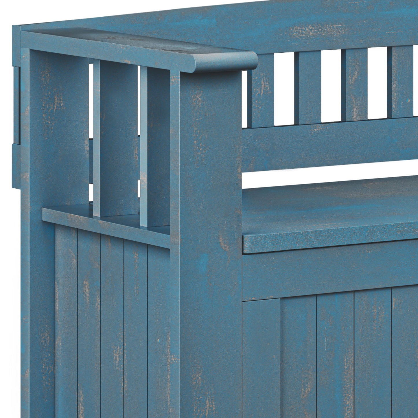 Acadian - Entryway Storage Bench, Handcrafted