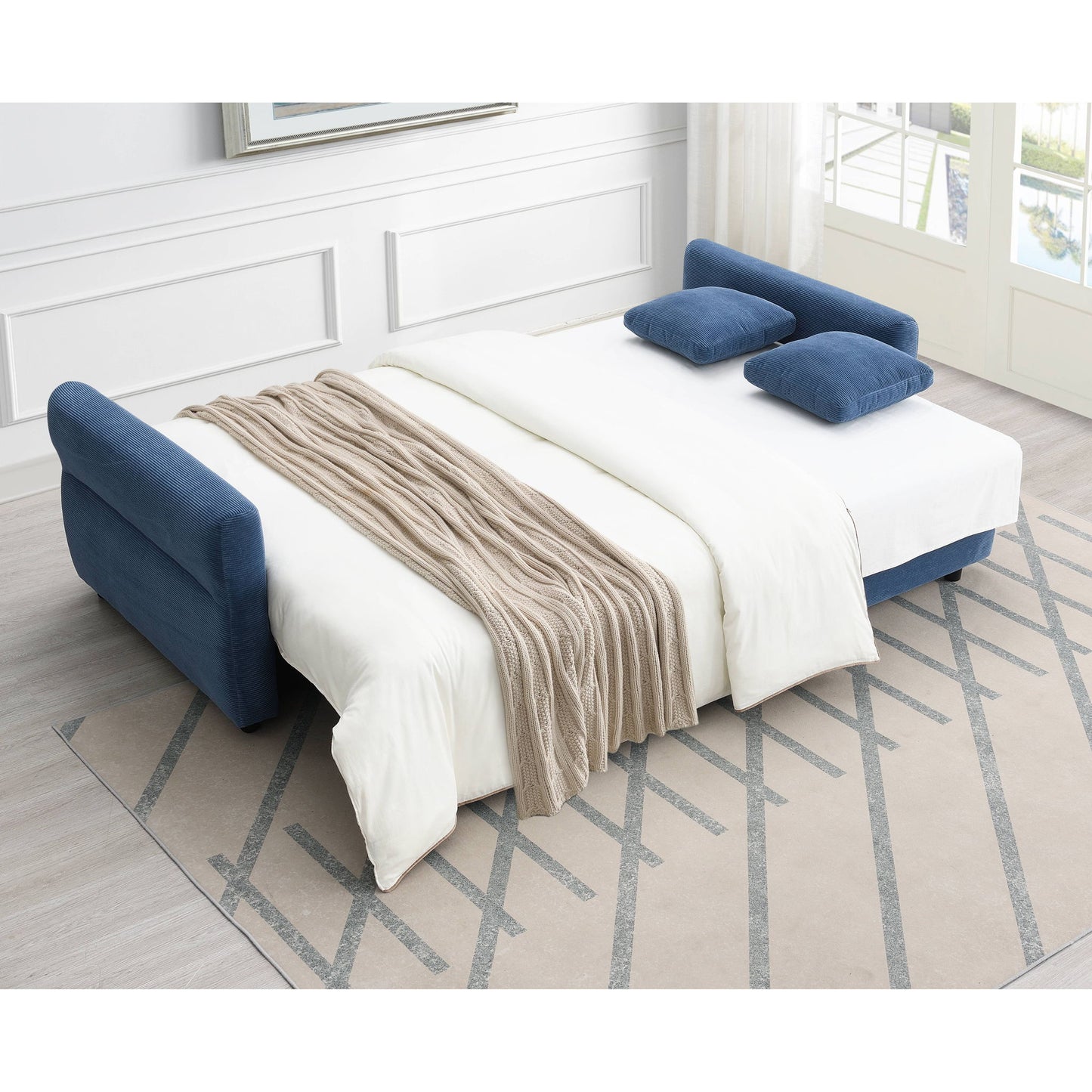Haran - Pull Out Sleeper Sofa With Storage