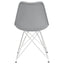 Padded Side Chair And Soft Upholstered Seat (Set of 2) - Gray
