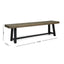 Cloud - Outdoor Bench With Acacia Wood Frame And Slat Panel Design