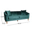 Contemporary 3 Seater Sofa With Accents