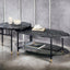 Silas - Engineered Stone Top Nesting Table - Black
