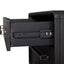 3 Drawer Nightstand With USB - Black