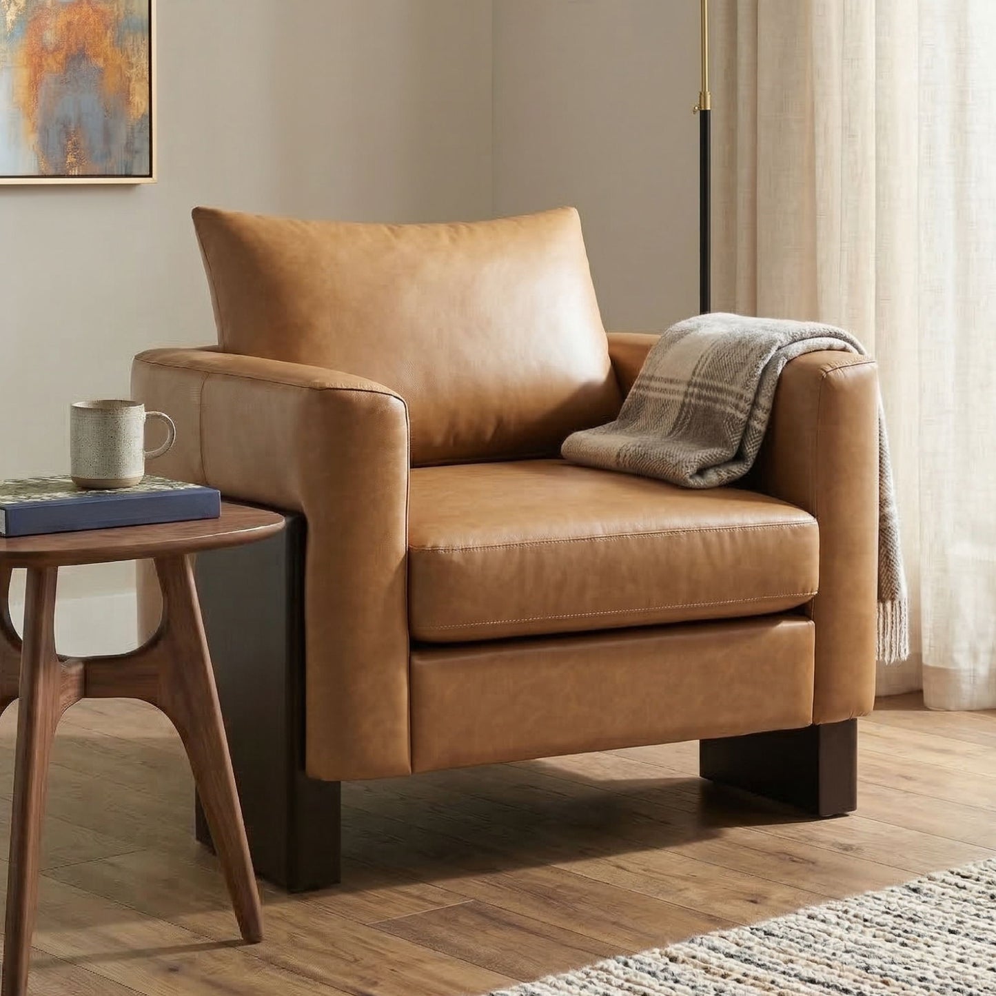 Stylish Club Armchair For Living Room
