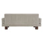 Modern Loveseat Sofa, 2 Seater With Square Arms For Living Room