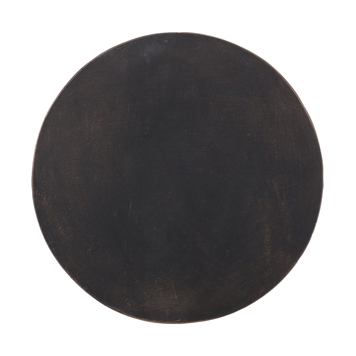 Outdoor End Table With Cutout Handle - Copper