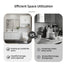 Multi Functional Wall Mounted Cabinet With Adjustable Shelves For Bathroom