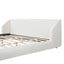 Modern Upholstered Bed Frame With Wingback Headboard