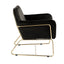 Keira - Accent Chair With Metal Base