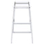 Staten - Backless Bar Stool (Set of 2) - Chrome