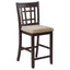 Lattice Back Counter Height Stools (Set of 2)