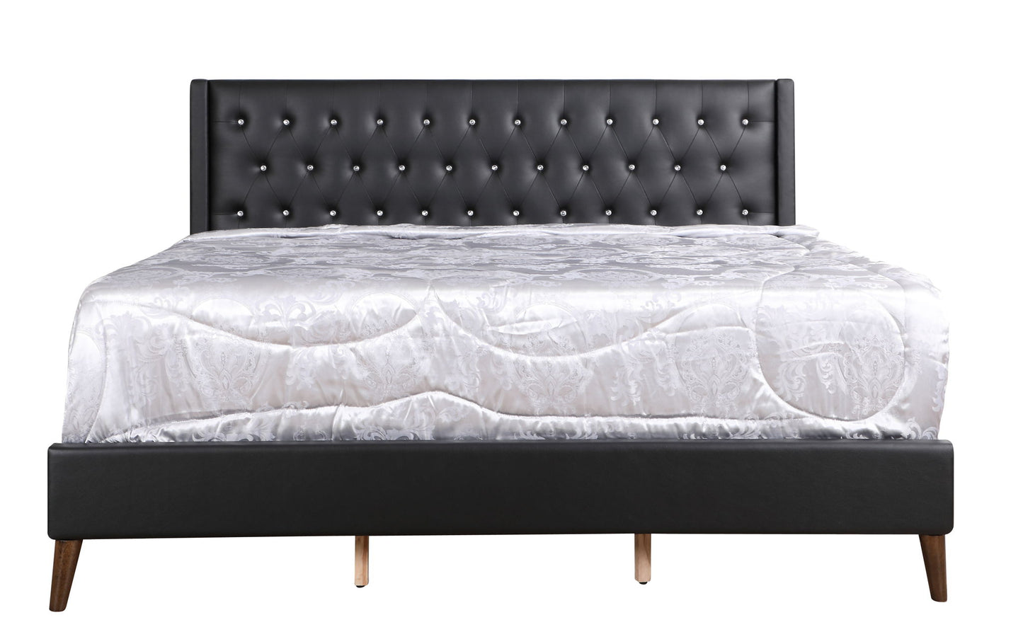 Stylish Bed For Spacious Rooms Contemporary