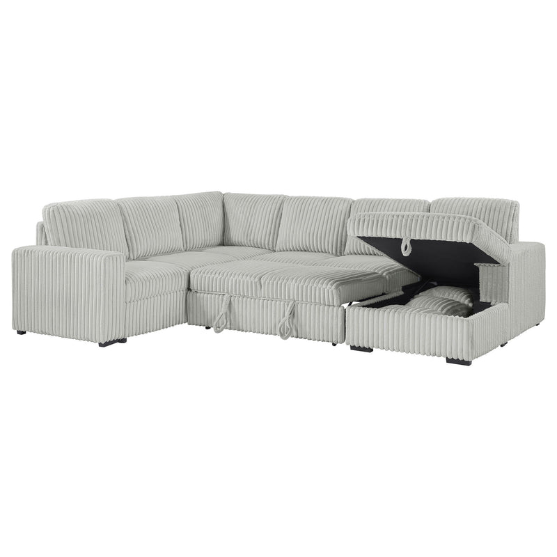 Thurston - Storage Sectional Sofa With Pop Up Bed