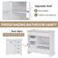 36" Bathroom Vanity With Sink, 2 Tip-Out Drawers, Soft Close Hinges
