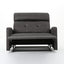 Alma - Contemporary Upholstered Loveseat Recliner - Slate