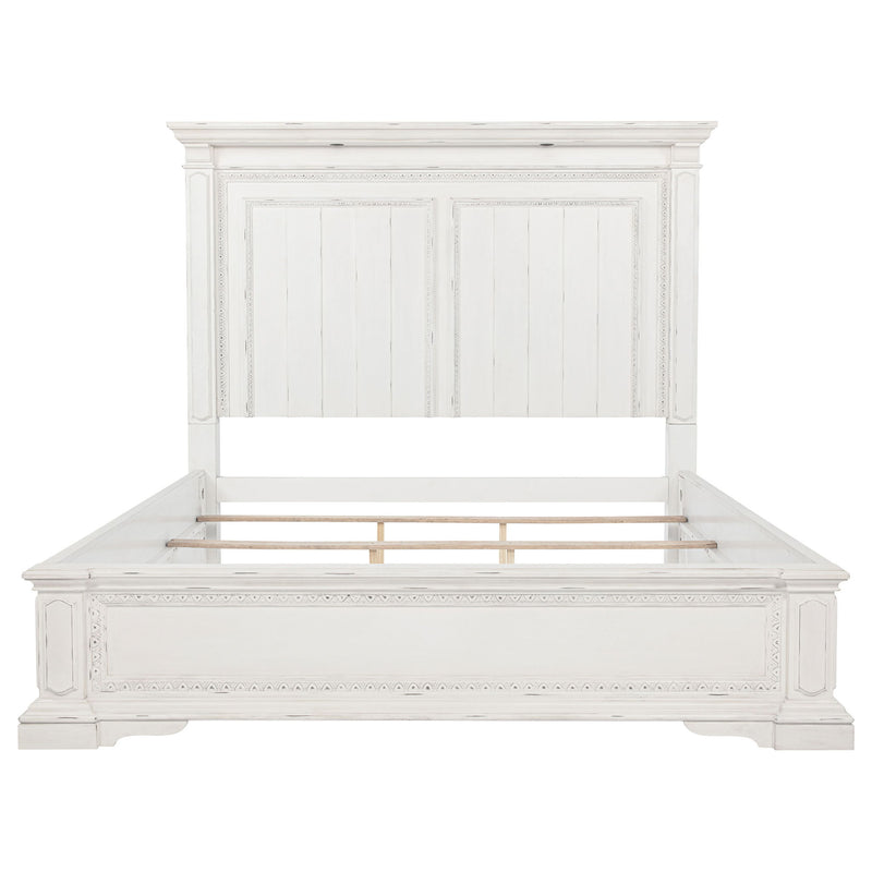 LED Light Panel Bed With Traditional Design
