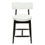 Mid Century Modern Counter Stools, Fabric Upholstered Chairs