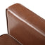 Mid-Century Modern Recliner With Button Tufted Waffle Stitch