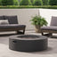 Modern Lightweight Concrete Outdoor Circular Fire Pit 50, 000 Btu
