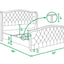 Marcella - Upholstered Shelter Headboard Bed Set