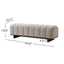 Indoor Dining Bench For Dining Room - Oatmeal
