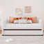 Upholstered Daybed With Ergonomic Design Backrest
