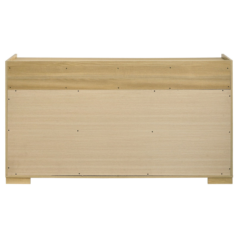 Lincoln - 6 Drawer Dresser - Natural / White