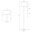 3 Piece Lamp Set, Floor Lamp And 2 Table Lamps - Silver