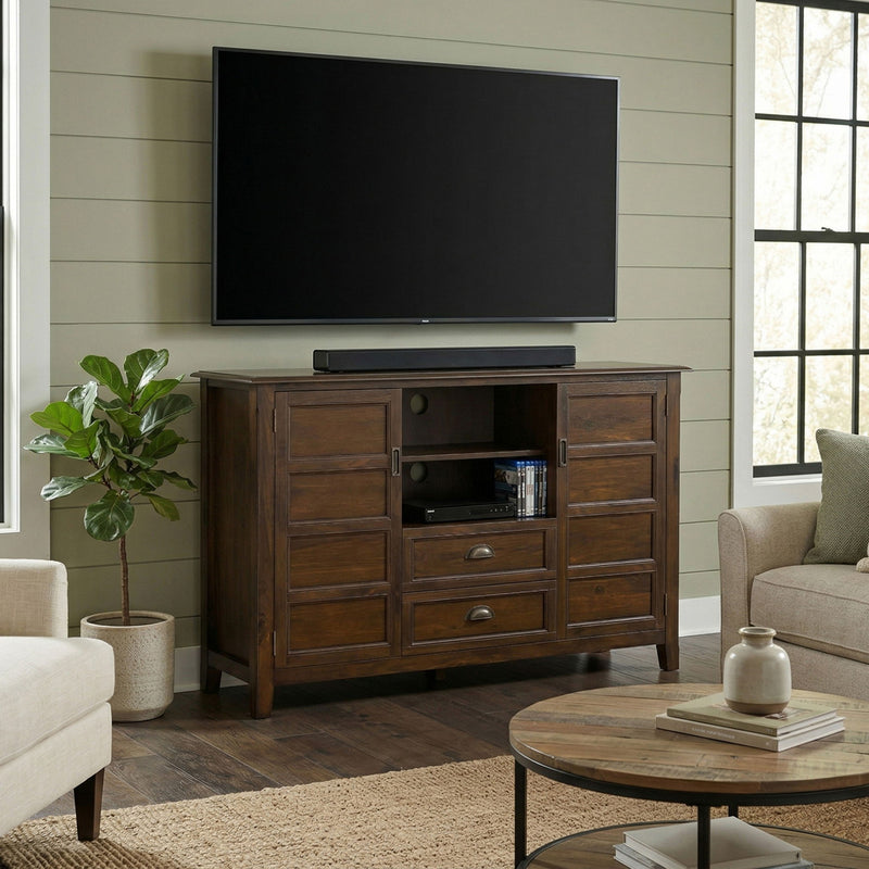 Burlington - Handcrafted Tall TV Media Stand