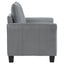 Dixon - Upholstered Rolled Arm Accent Chair - Gray