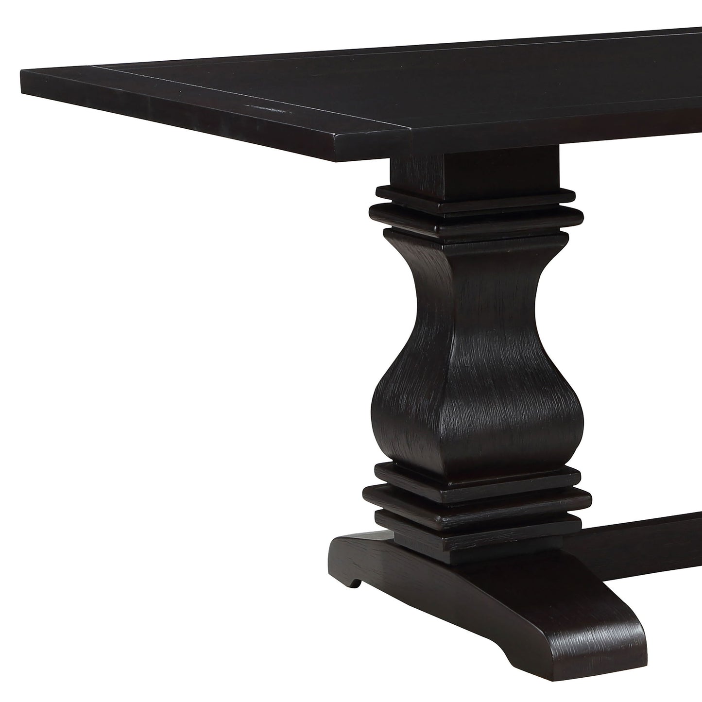 Villeneuve - Rectangular Double Pedestal Dining Table - Rustic