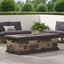 Fire Pit With Lightweight Concrete And Steel Frame