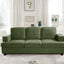 Modern Sofa, Comfortable 3 Seater Couch With Deep Seating, Loose Back Cushions, Wide Arms
