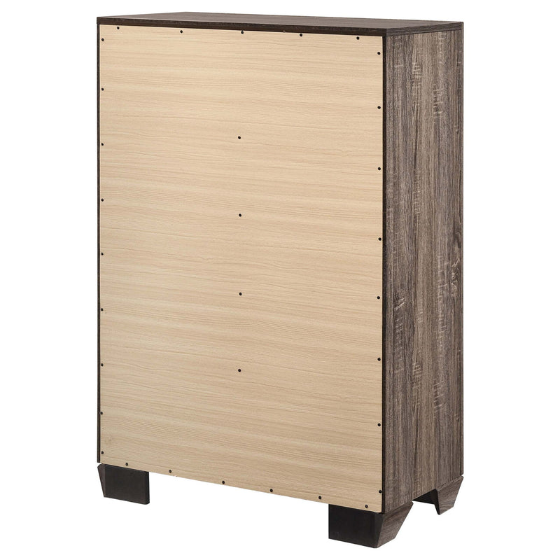 Harrison - 5 Drawer Bedroom Chest - Taupe