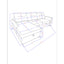 Montana - Sofabed With Storage - Gray