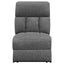 Divine - 5 Piece Power Reclining Home Theater Seating Set With Memory Foam Cushions And Storage Consoles