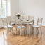 Ferris - 7 Piece Dining Set With Cross Back Chairs And Rectangular Table - Antique White