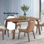 Ginny - 5 Piece With Side Chairs Dining Room Set - Walnut