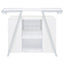 Katia - Wine Cabinet With LED Home Bar, 12 Bottle Storage - Gloss White
