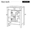 Bathroom Vanity With Sink, Soft Closing Cabinet