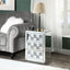 Noralie - Accent Table - Silver - Glass