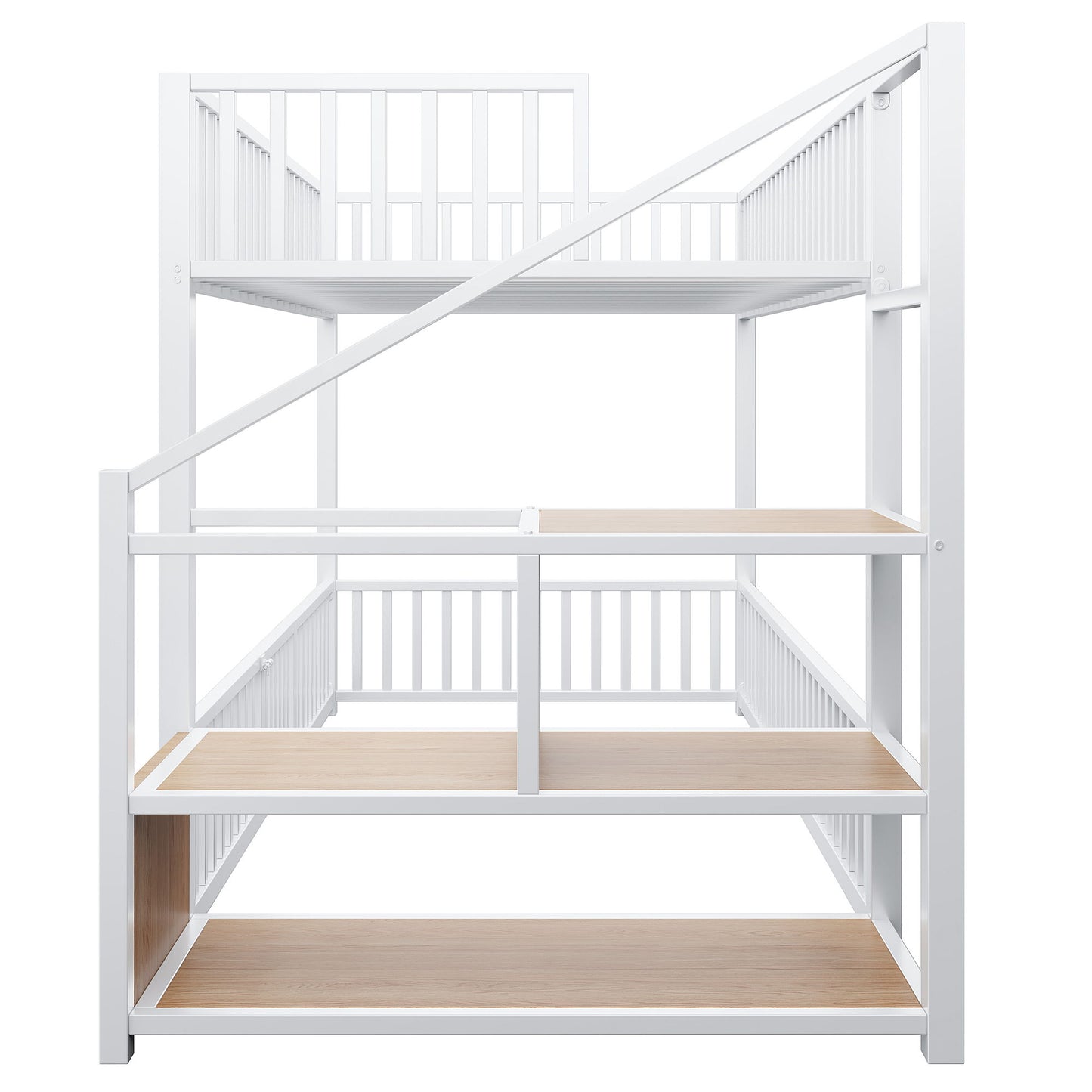 Bunk Bed With Storage Ladder, Compact Design