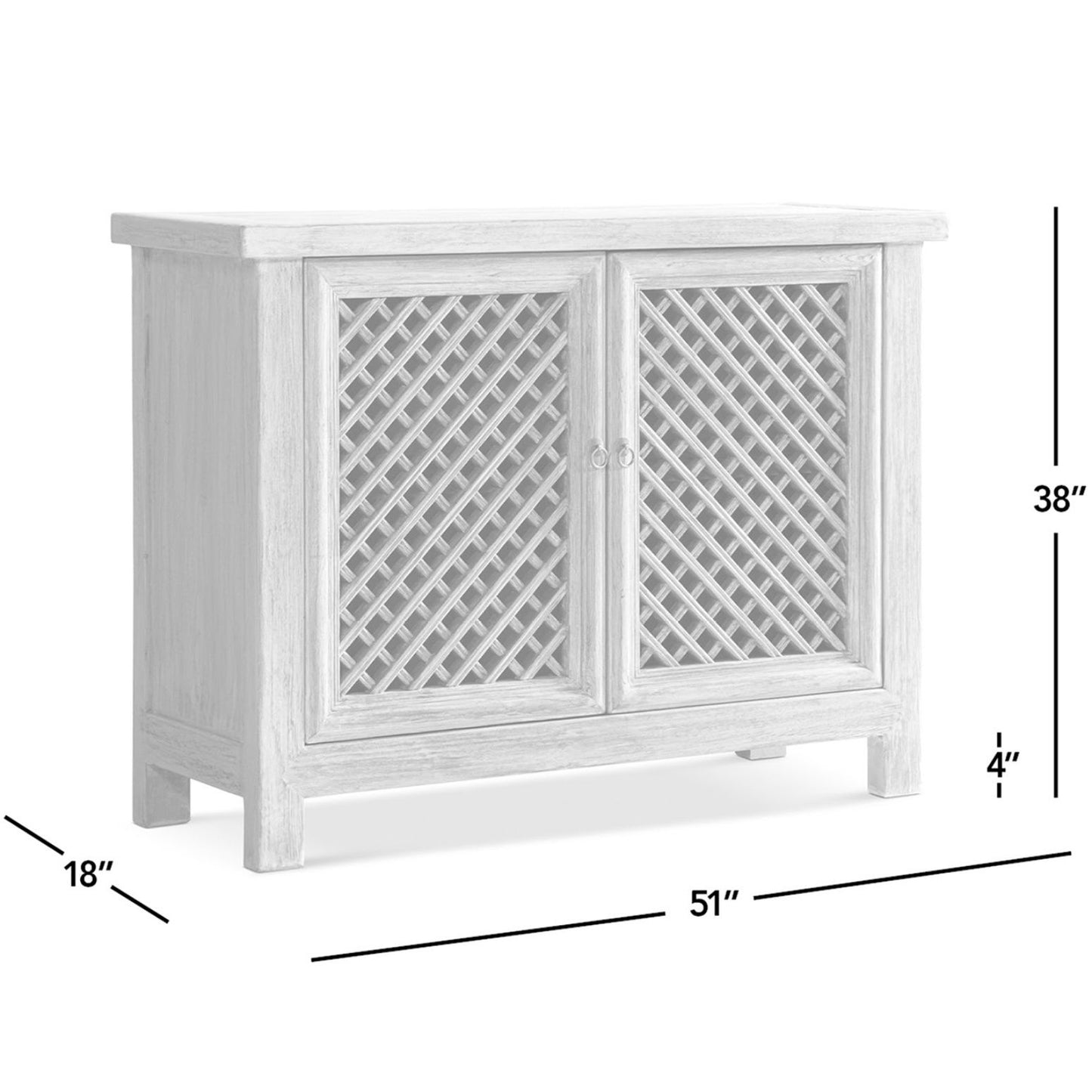 Arden - 2 Door Accent Storage Cabinet - Natural