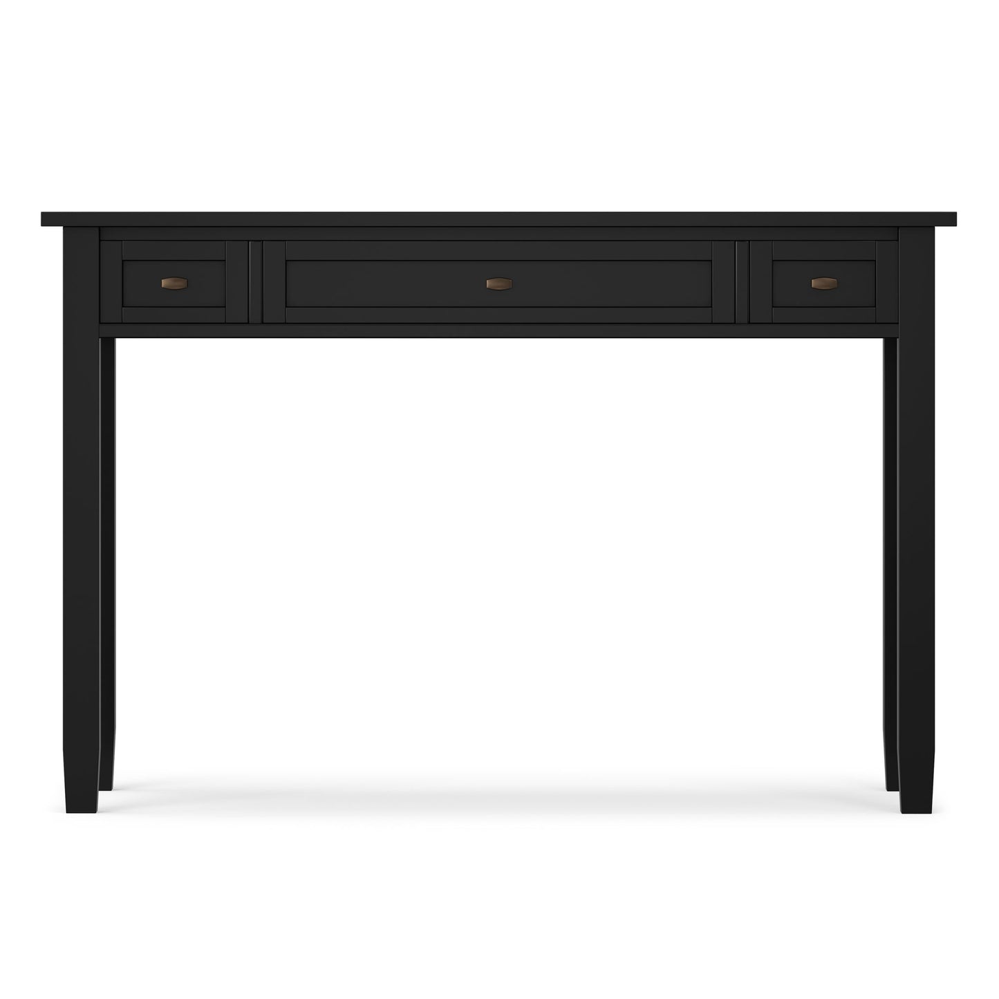 Warm Shaker - Writing Desk With Drawers - Black